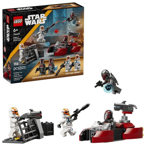 LEGO 75449 Pack de combat Le Siège de Mandalore — visuel 2 sur 8