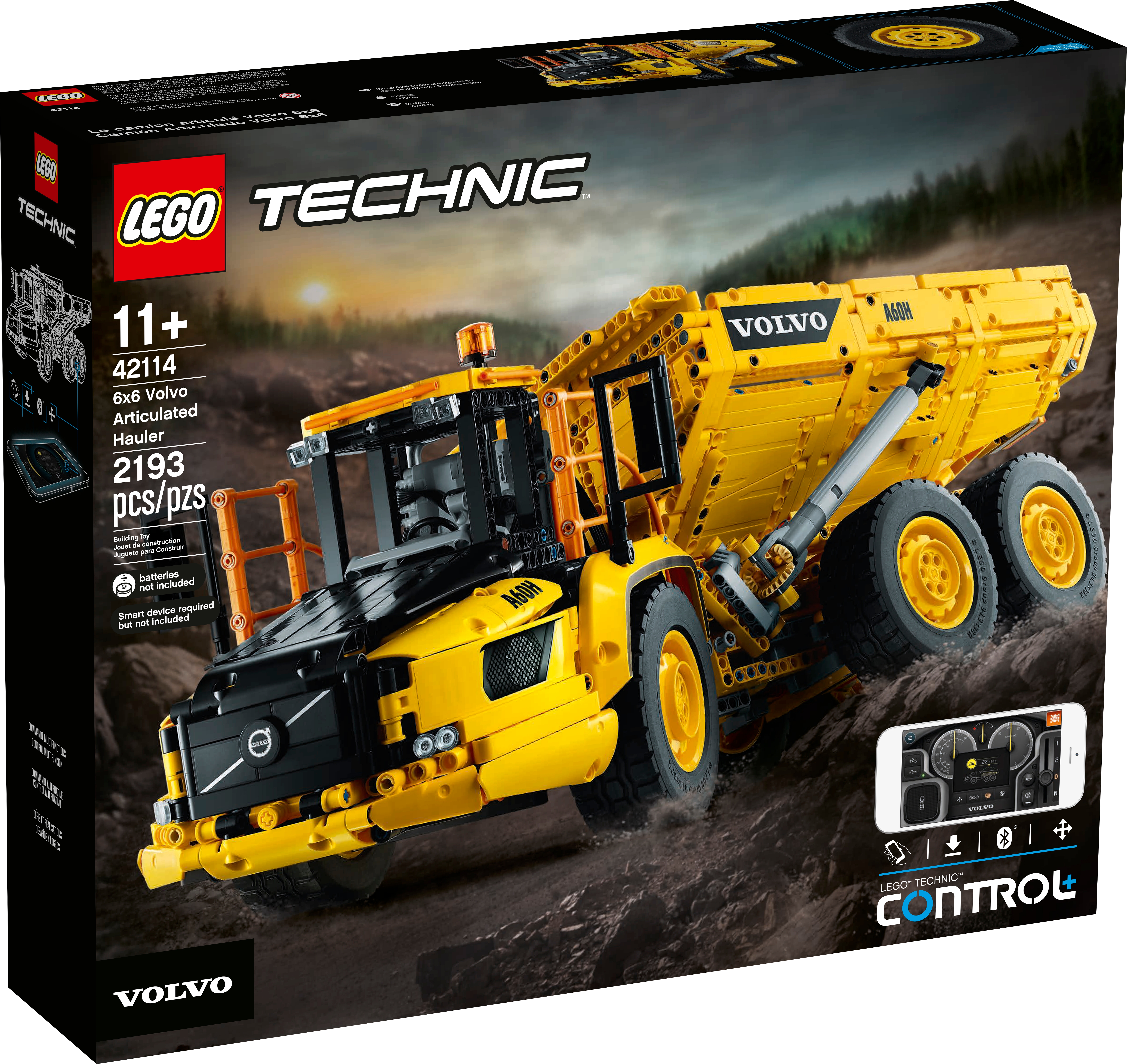 Lego 42114 Knickgelenkter Volvo Dumper Technic Muldenkipper Bausatz Articulated 