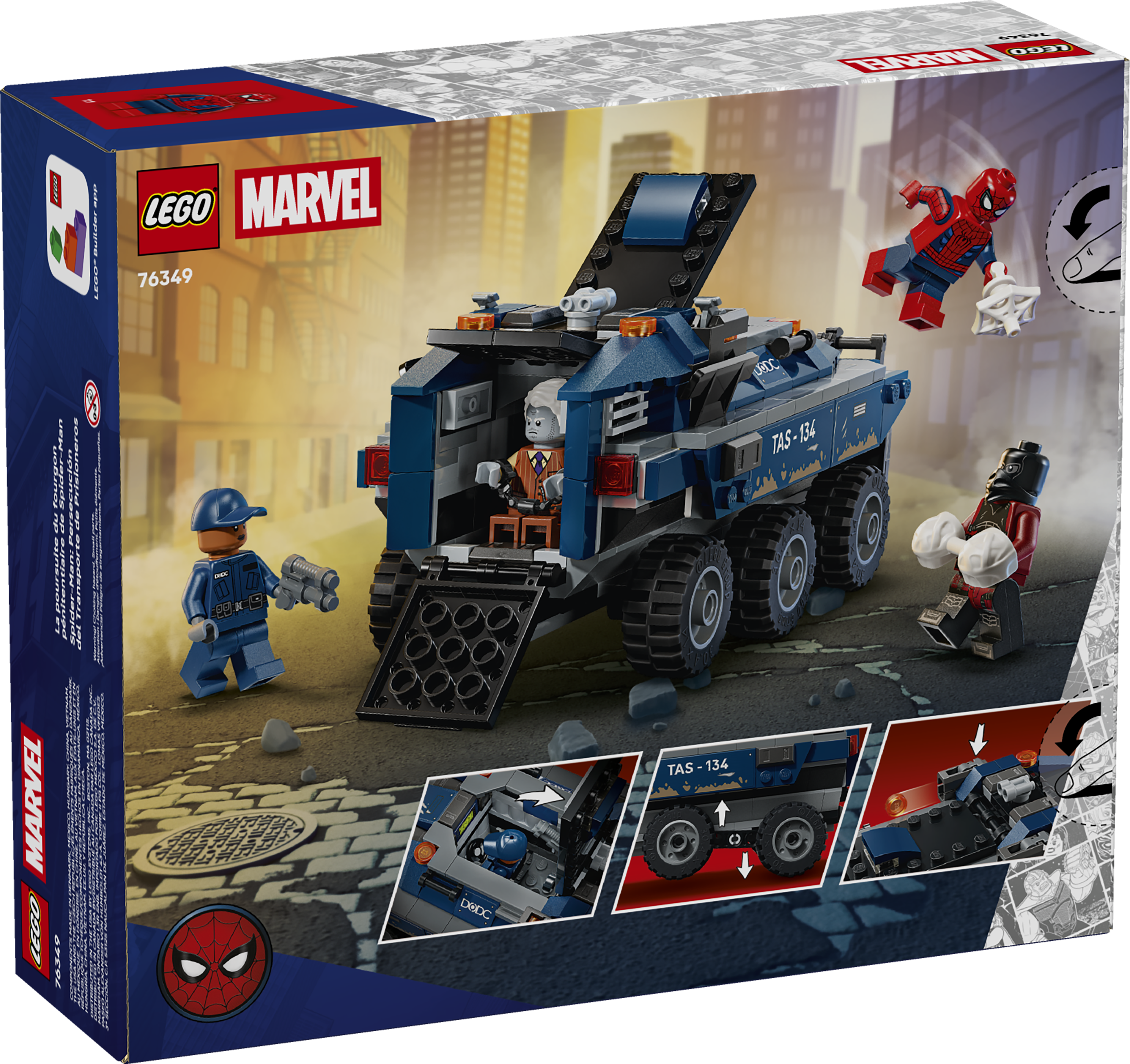 Spider-Man Prison Transport Chase 76349 | Marvel | Buy online at