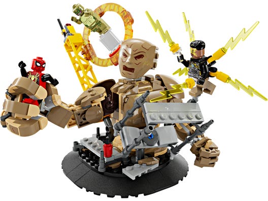 LEGO 76280 - Spider-Man mod Sandman: den endelige kamp