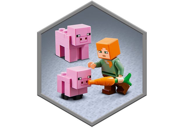 The Pig House 21170 | Minecraft® | Buy online at the Official LEGO® Shop US