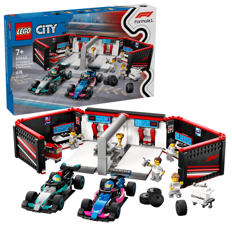 F1® Mercedes-AMG & Alpine レースカーガレージ 60444 | シティ |レゴ F1® Mercedes-AMG & Alpine レースカーガレージ 60444 | シティ |レゴ