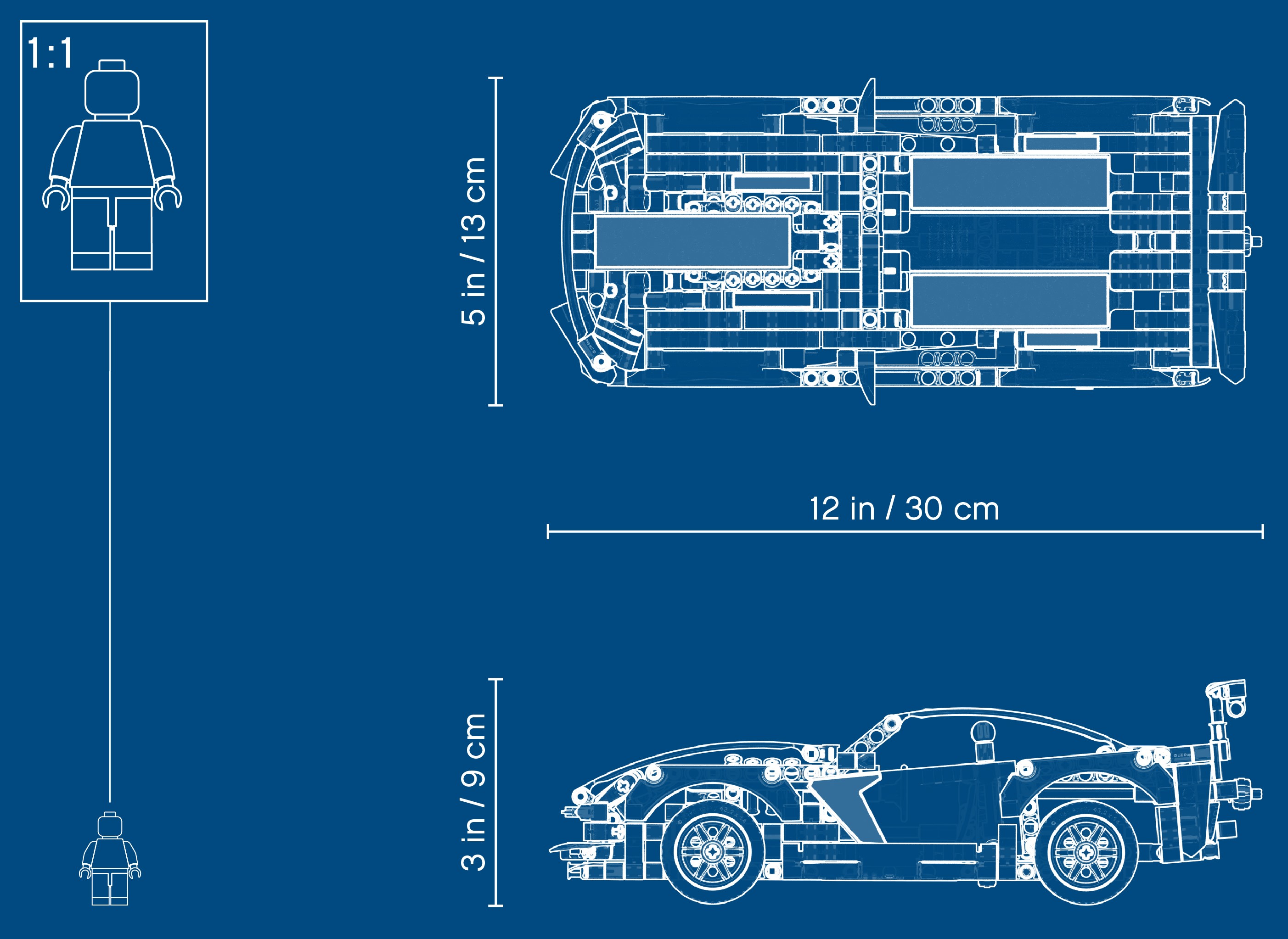 LEGO Technic Chevrolet Corvette ZR1 Supercar 42093 Bauset, Neu 2019 (579  Teile) : : Jeux et Jouets