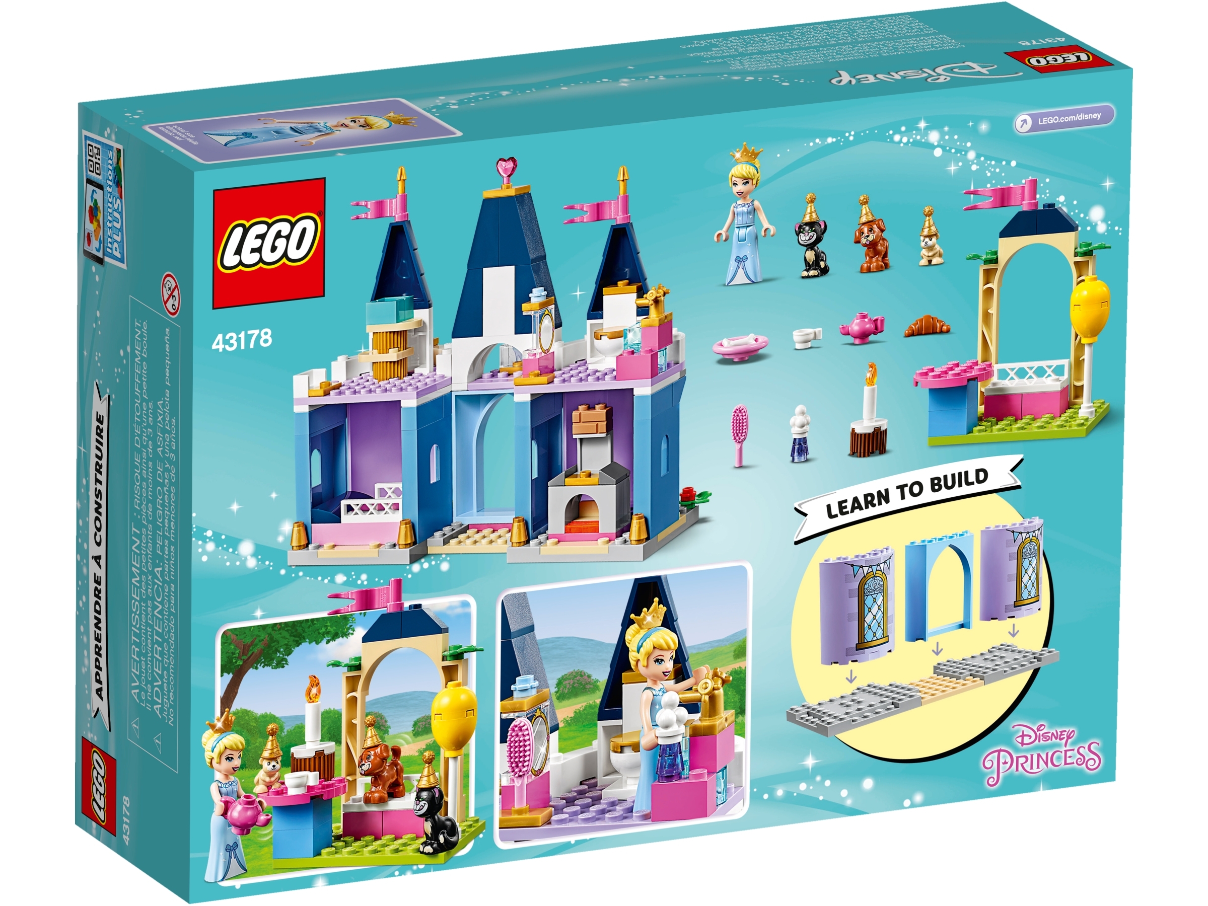 43178 Lego Disney Princess Cinderella's Castle Celebration Building Set 