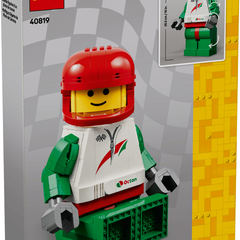 Lego Race Car Driver LEGO 40819 Up Scaled Racing Driver Minifigure
