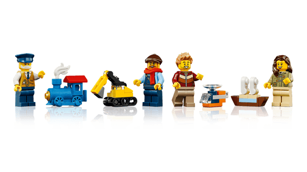 LEGO 10361 Le train de Noël — visuel 6 sur 8