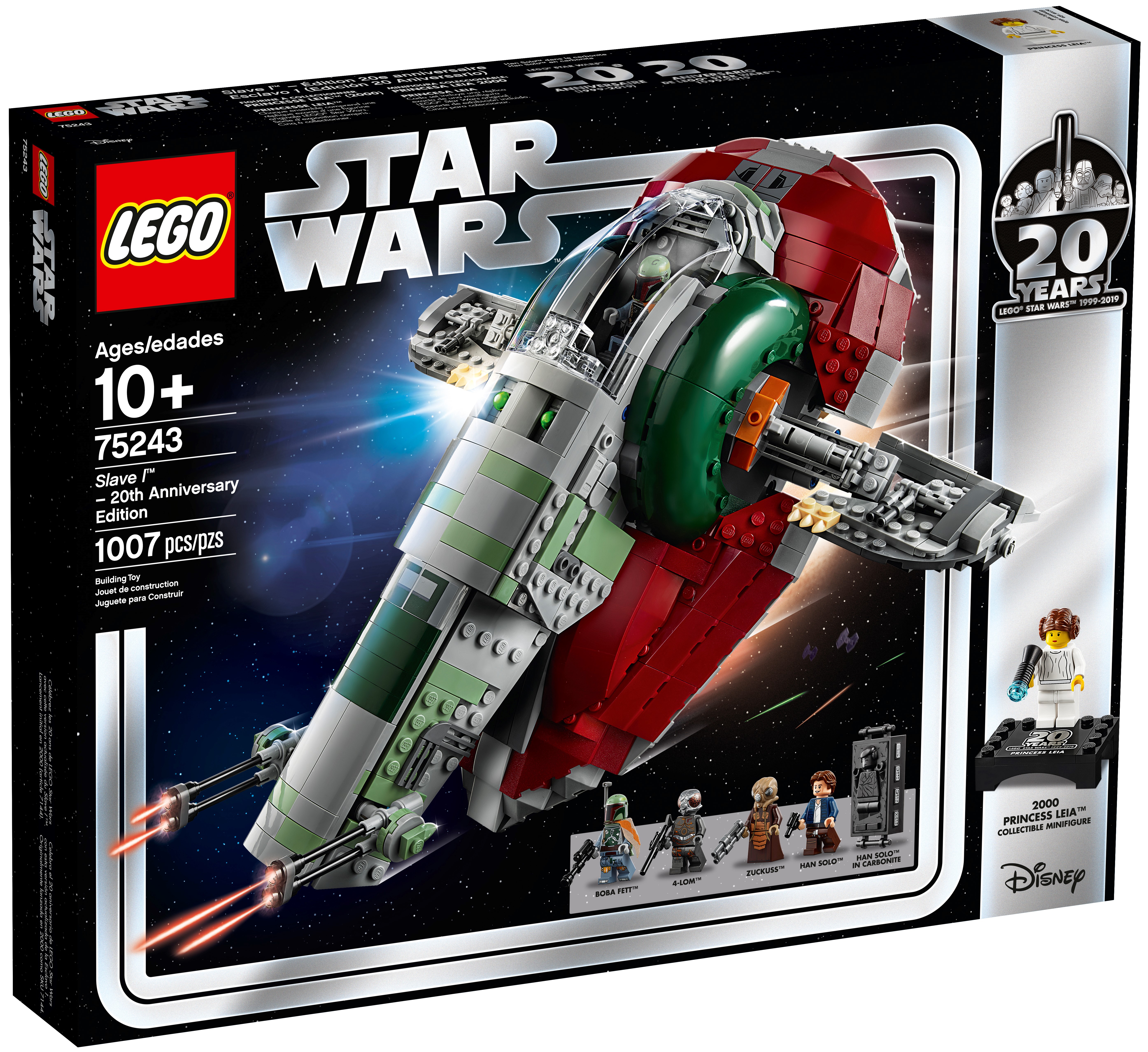 Lego Star Wars Clásico esclavo Princesa Leia Minifigura Nuevo Y Original 