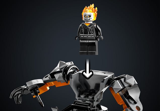 LEGO Super Heroes Marvel - Motoqueiro Fantasma - Lego Super Heroes Marvel  Motoqueiro Fantasma - 76245 - LEGO