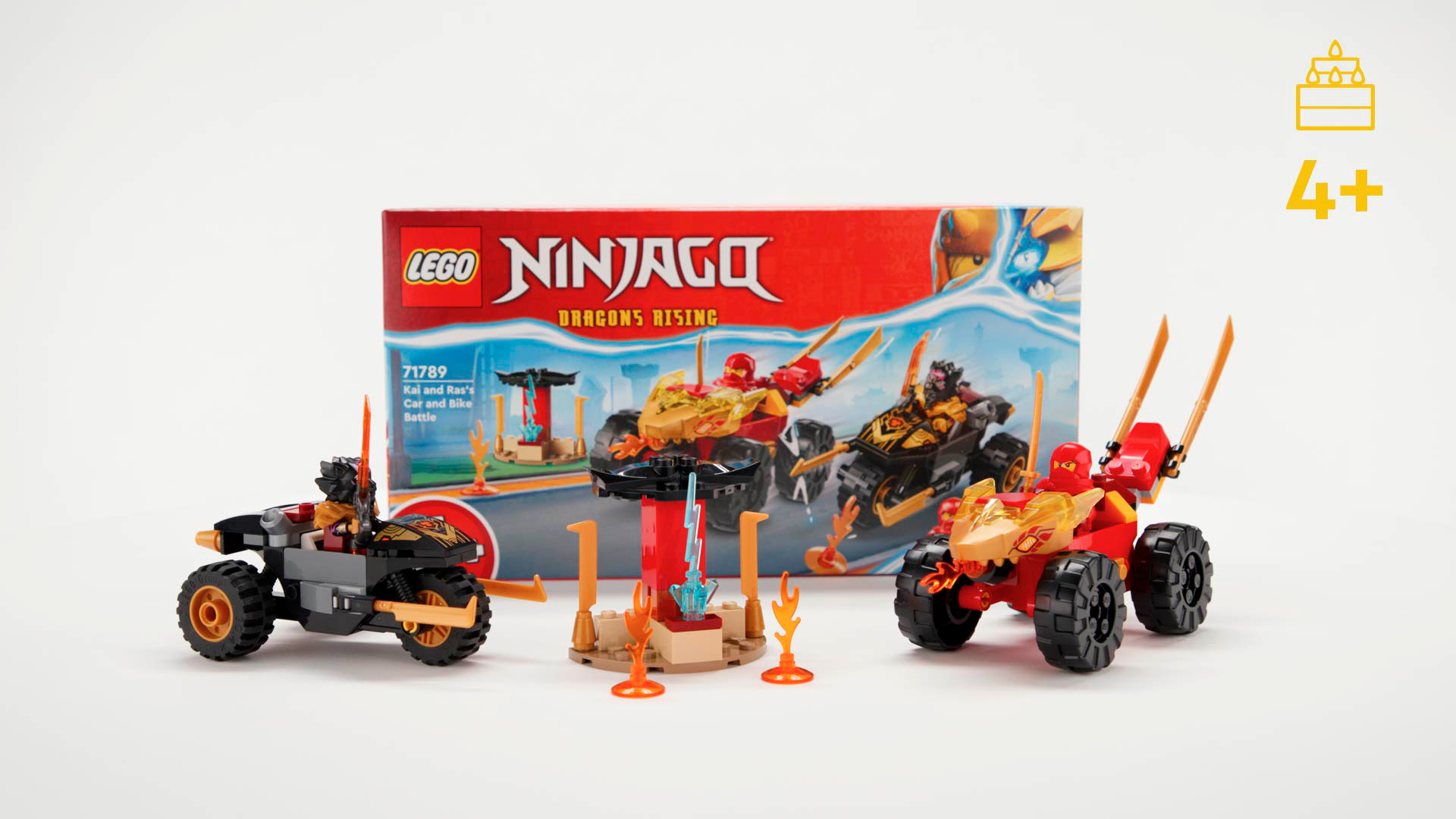 1981専用 LEGO レゴ Ninjago ニンジャゴー 71789 カイとラズのスピード