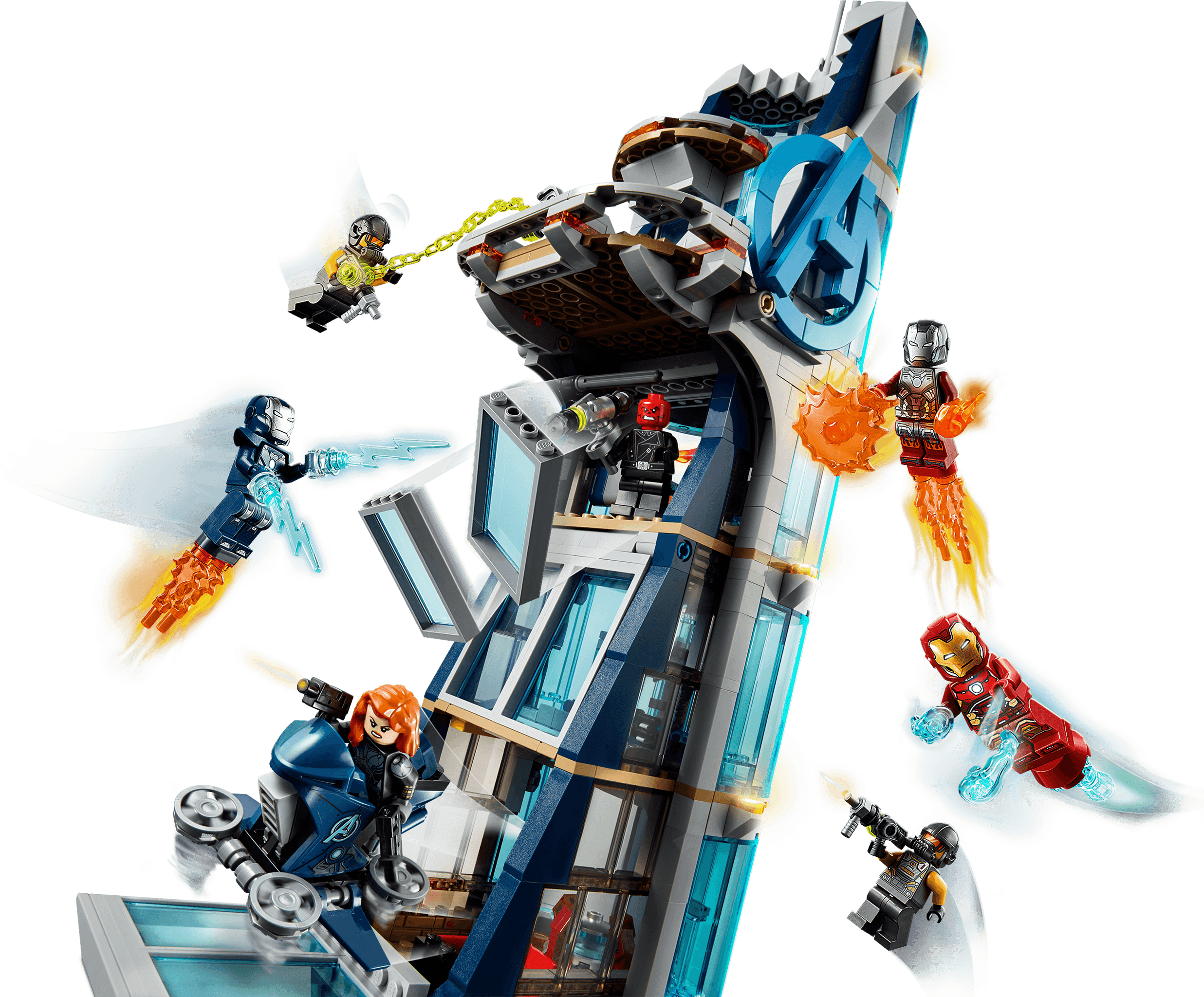 Lego Iron Man Silver hexagone sur la poitrine SH612 à partir de Avengers tour de combat 76166 NEUF 