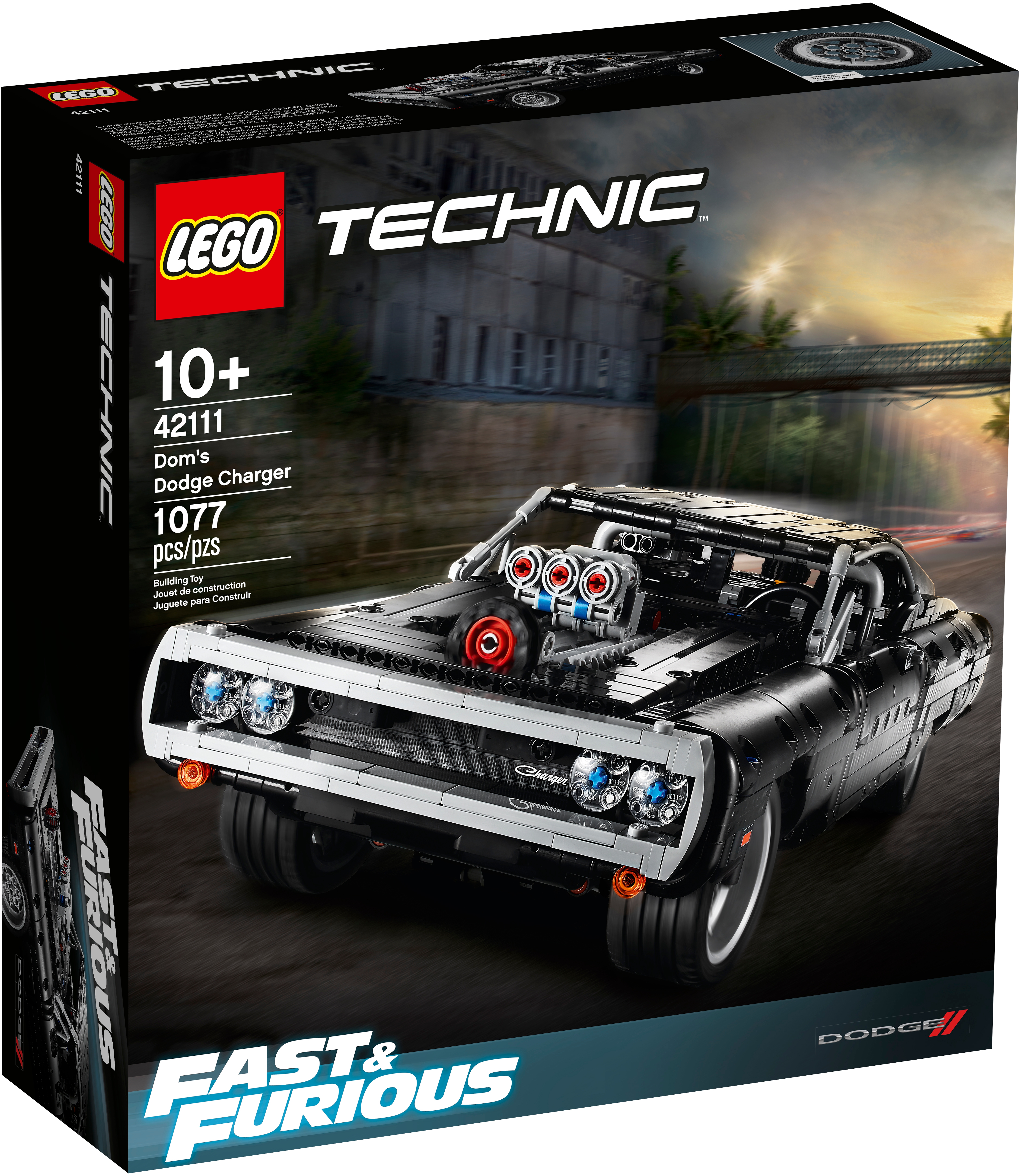 Le Dodge Charger de Dom (fast & Fourious)......en LEGO !! 42111_alt1