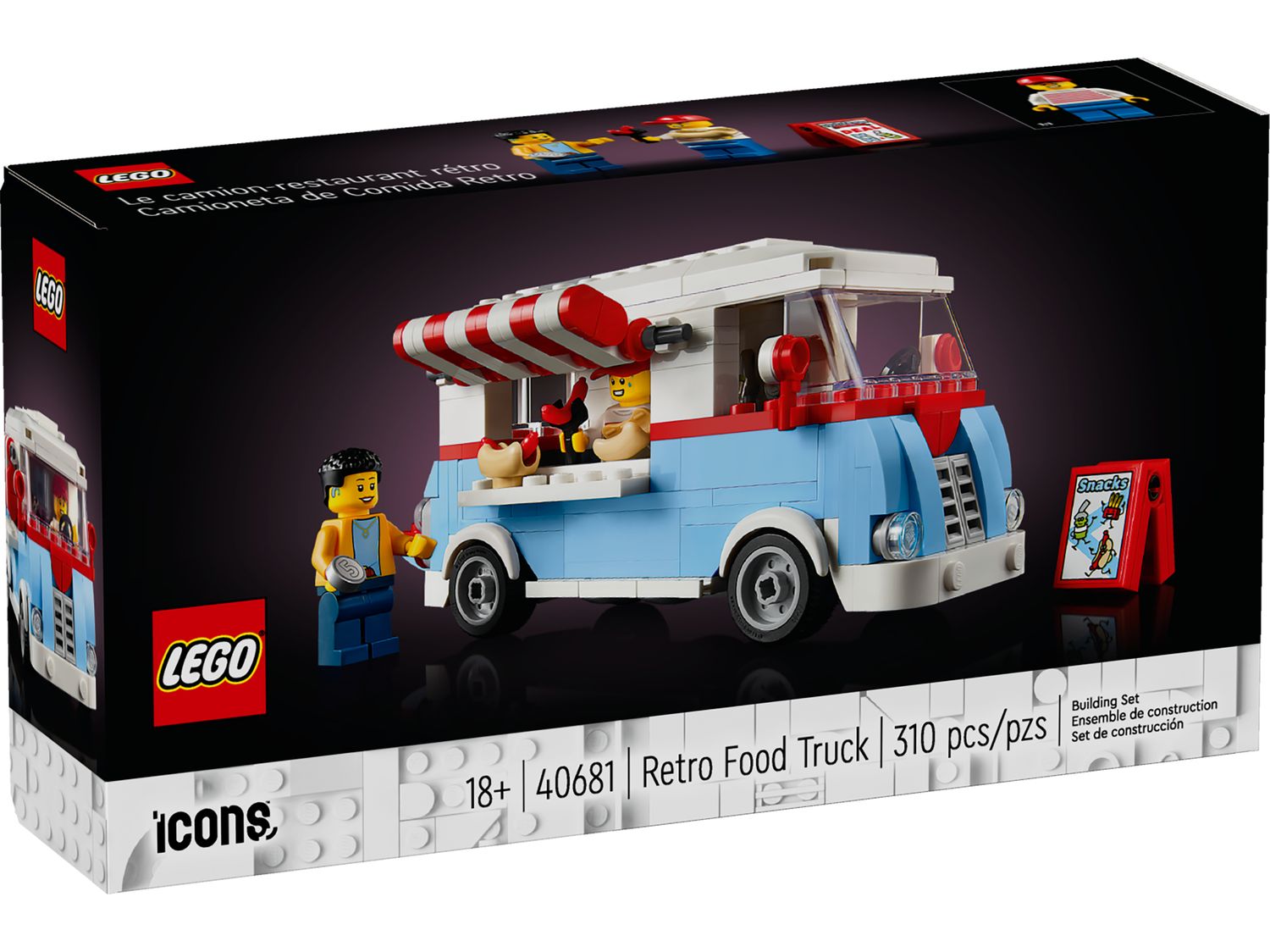 Retro Food Truck 40681 LEGO® Icons Buy online at the Official