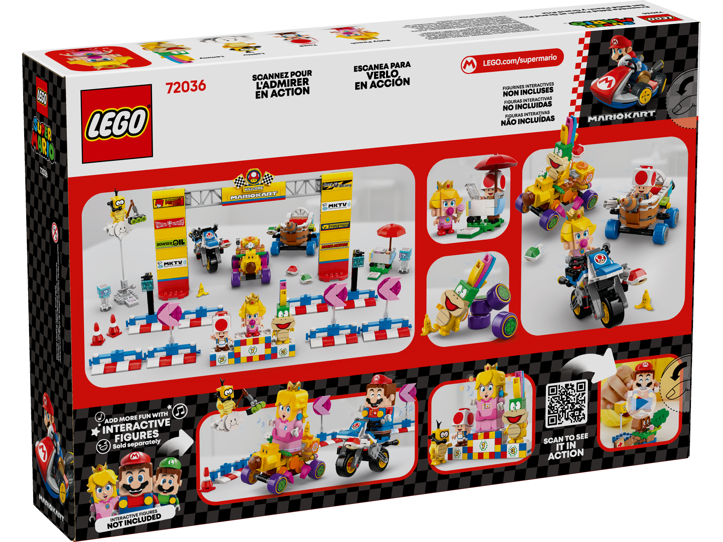 Mario Kart™ – Baby Peach & Grand Prix Set 72036 | LEGO® Super