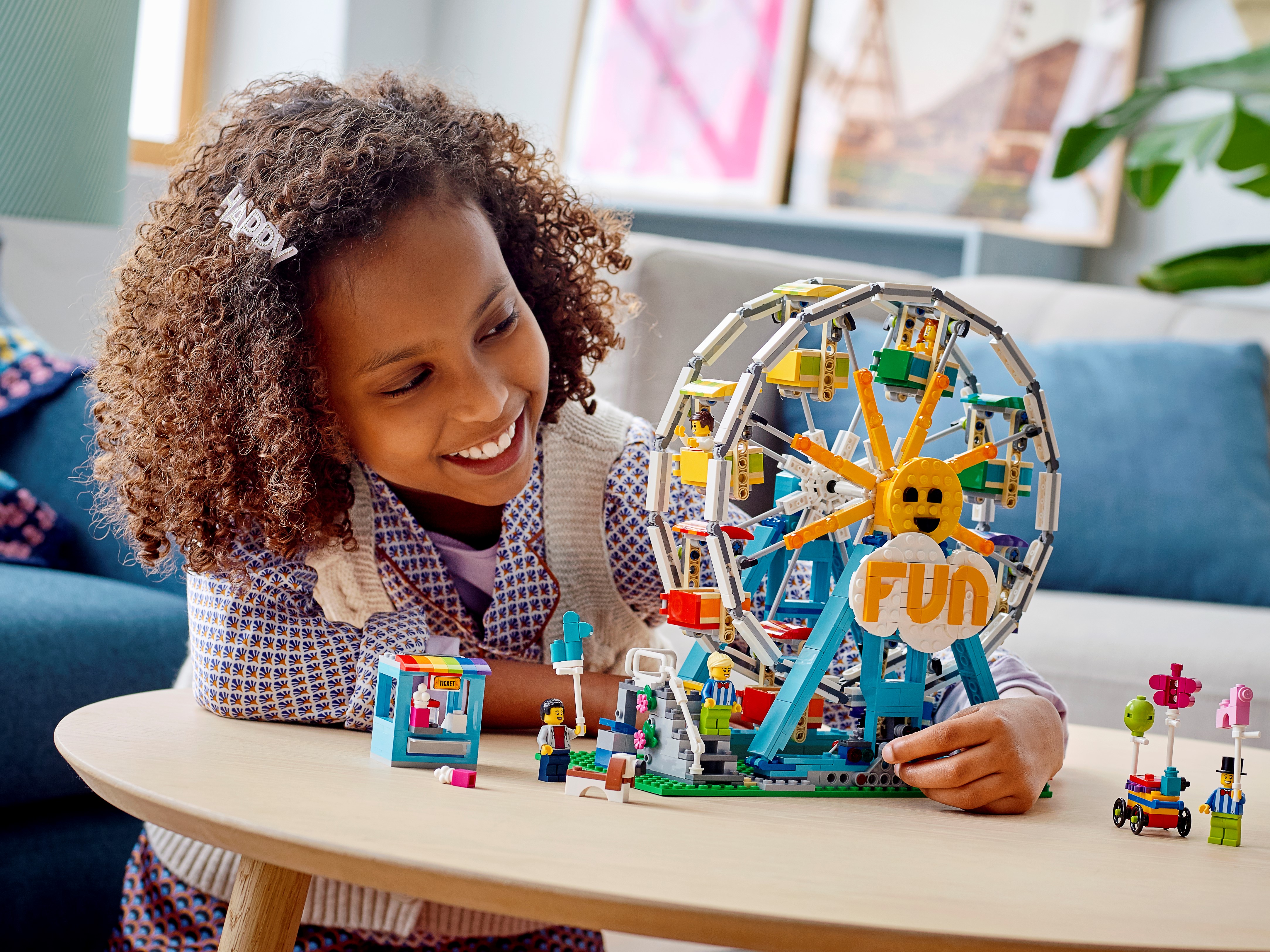 Years Lego 31119 Creator 3-in-1 Ferris Wheel Fairground Building Set 486pc 9 