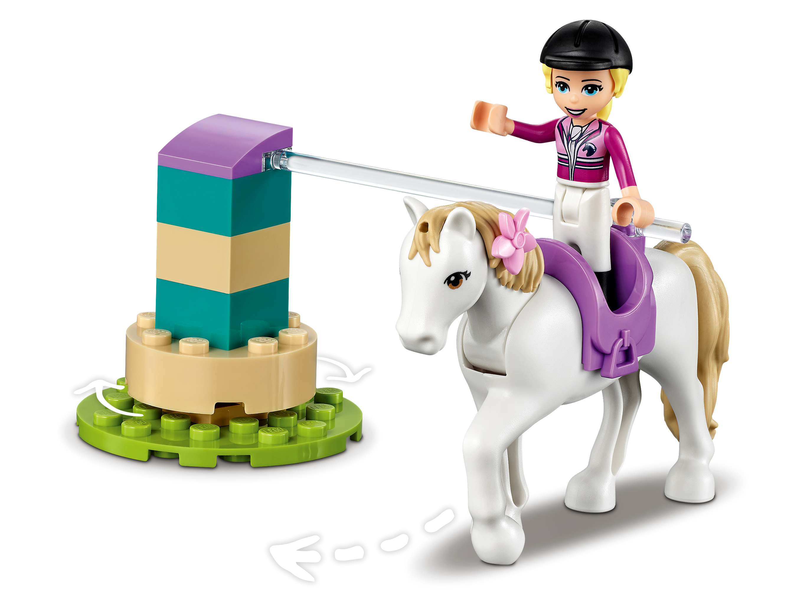 LEGO Friends Horse Training and Trailer 41441 Building Kit Friends Stephanie and Emma and 2 Animals; New 2021 148 Pieces 