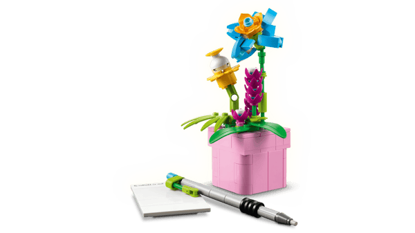 LEGO 31169 La machine à écrire avec des fleurs — visuel 5 sur 8