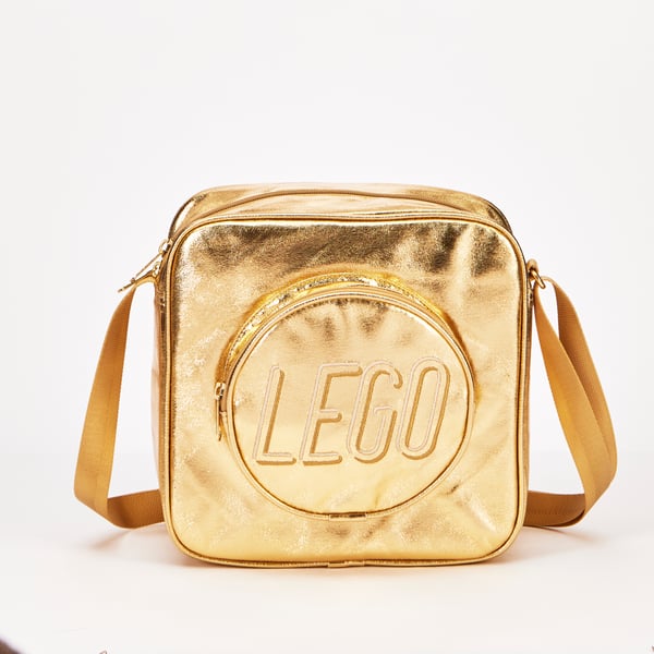 LEGO 5010892 Petit sac à bandoulière Brique – Doré — visuel 3 sur 4