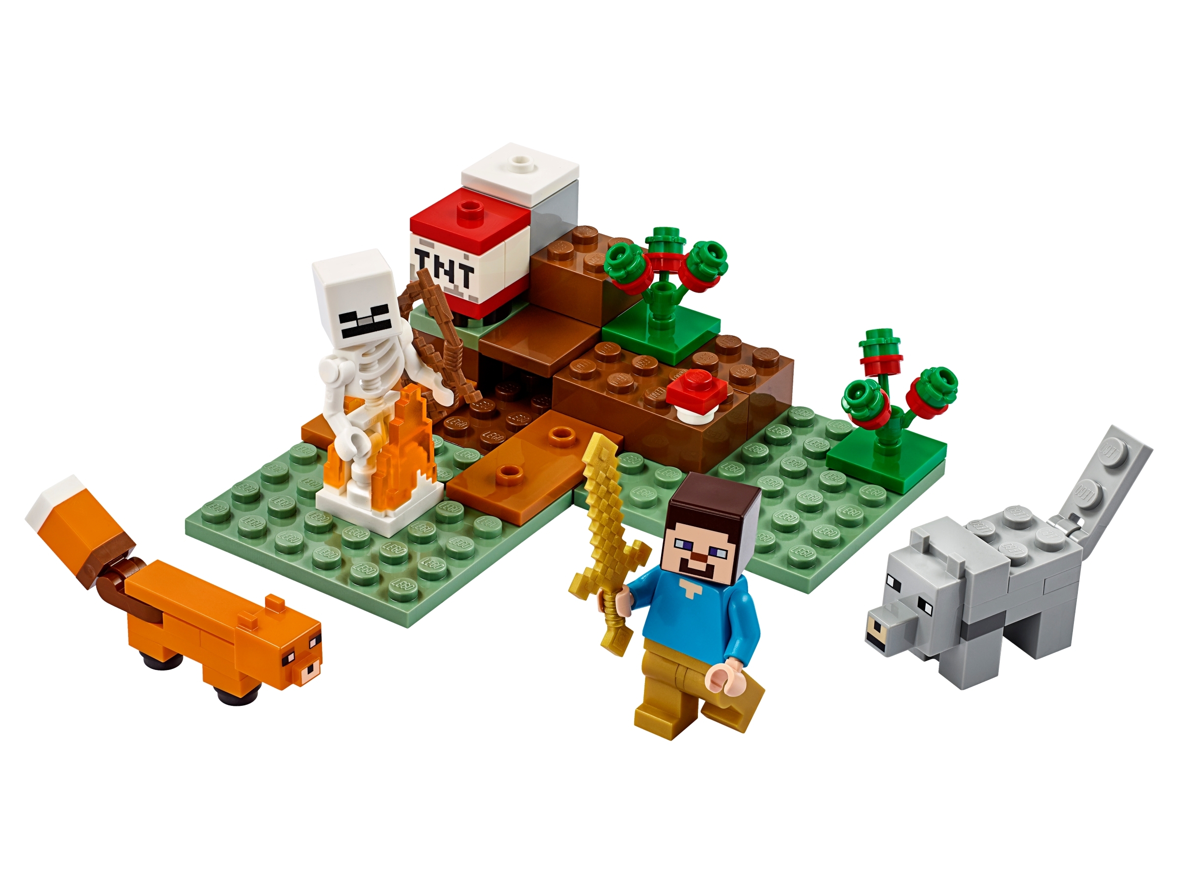 lego minecraft cat