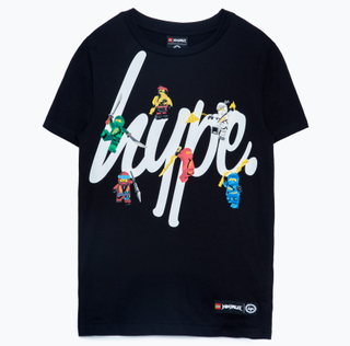 Lego HYPE X LEGO® NINJAGO® zwart teamlogo T-shirt voor volwassenen aanbieding