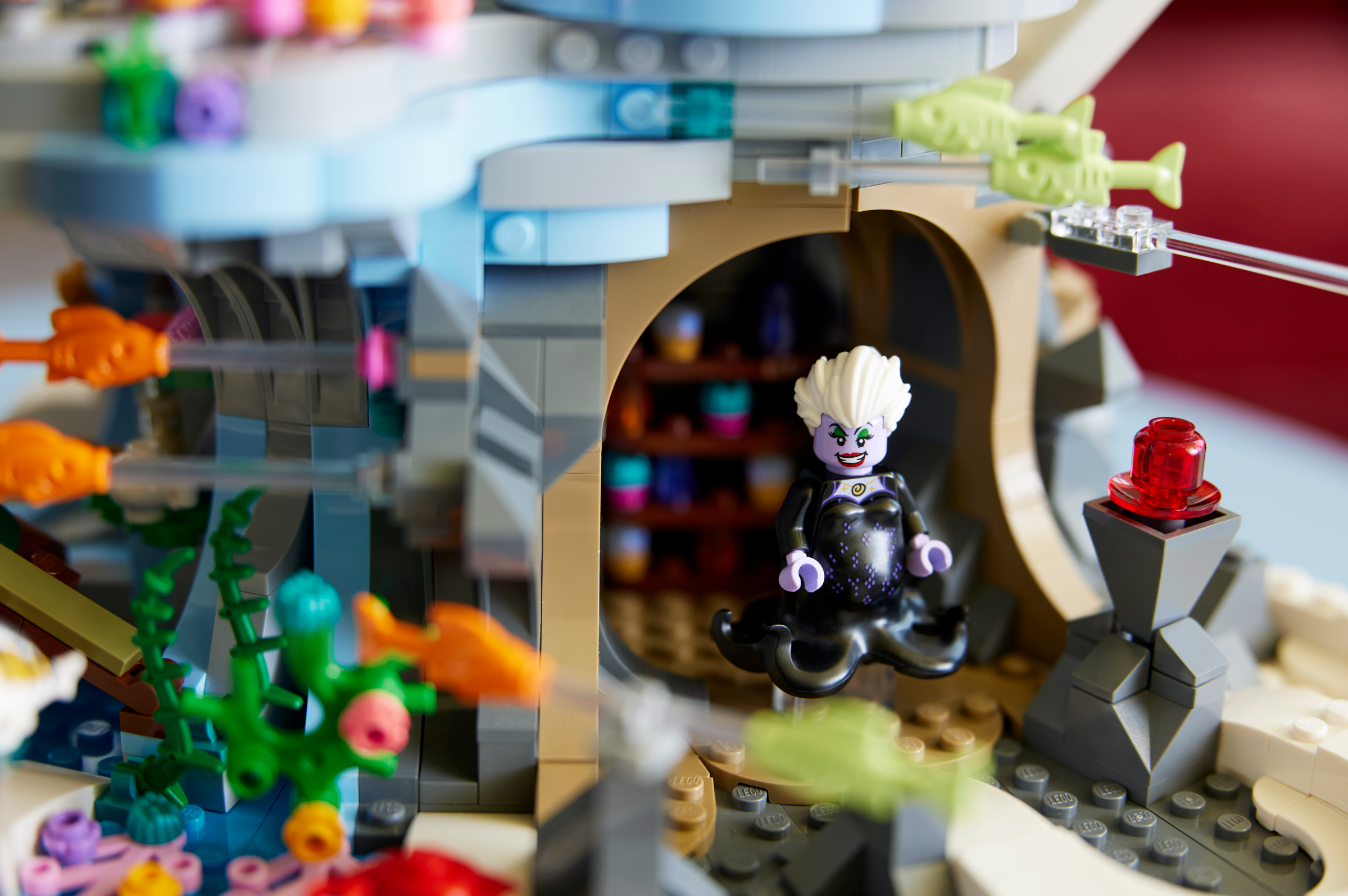 De Kleine Zeemeermin koninklijke schelp 43225 | Disney™ Officiële LEGO® winkel NL