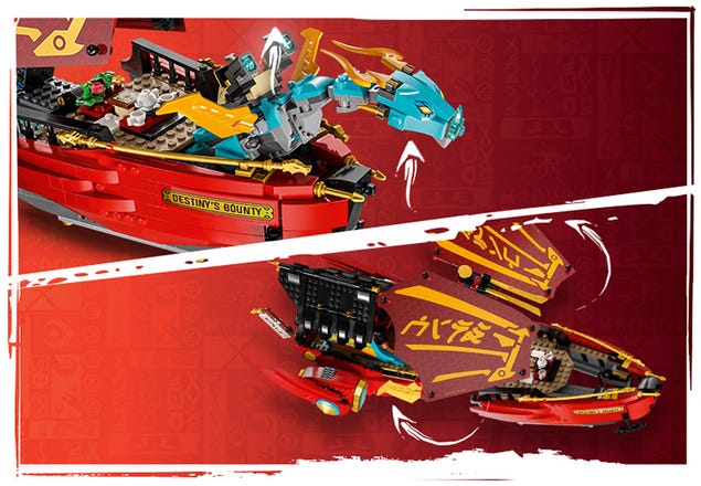 Destiny's Bounty - Race Time 71797 | NINJAGO® | Buy online at the Official LEGO® Shop US