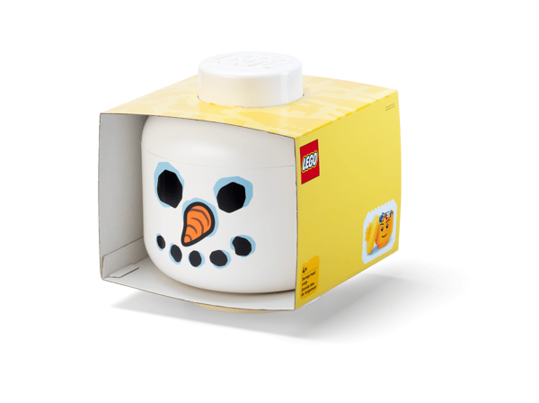 LEGO 5009865 Grande boîte de rangement Tête de bonhomme de neige — visuel 2 sur 3