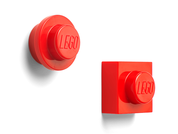 LEGO 5006174 Ensemble d’aimants – Rouges
