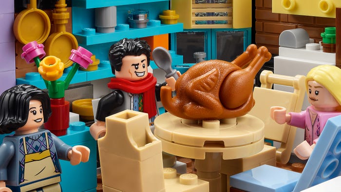 Only true fans will spot the references we've hidden in our new Friends LEGO  set