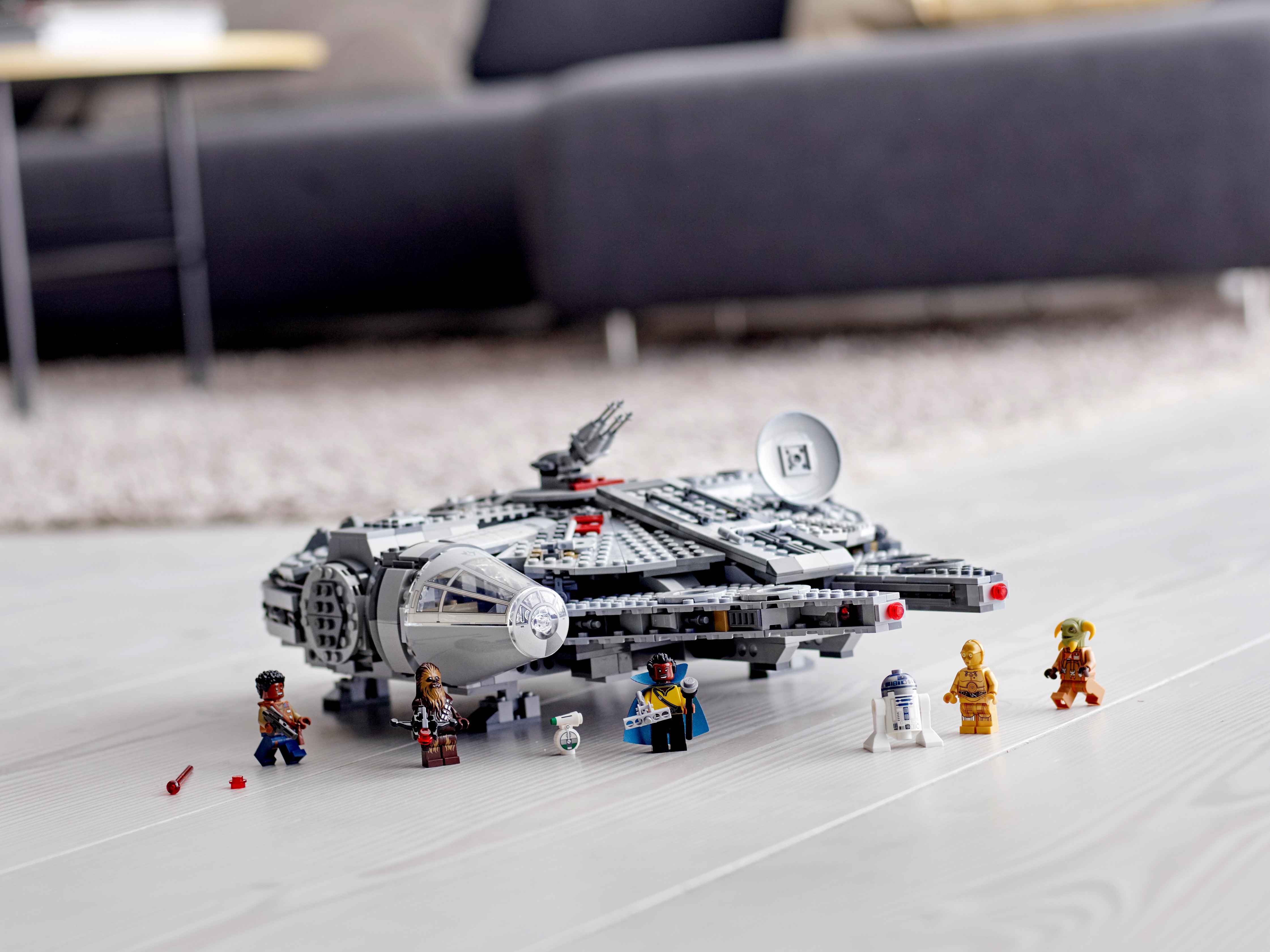 Lego boite vide star Wars vaisseau millénium 75257