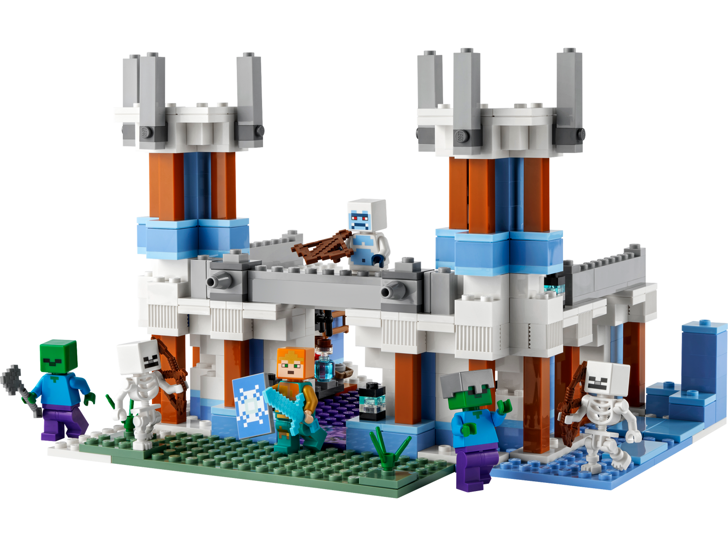 performer træfning Isse The Ice Castle 21186 | Minecraft® | Buy online at the Official LEGO® Shop US