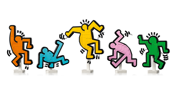 LEGO 31216 Keith Haring – Les figures dansantes — visuel 3 sur 8