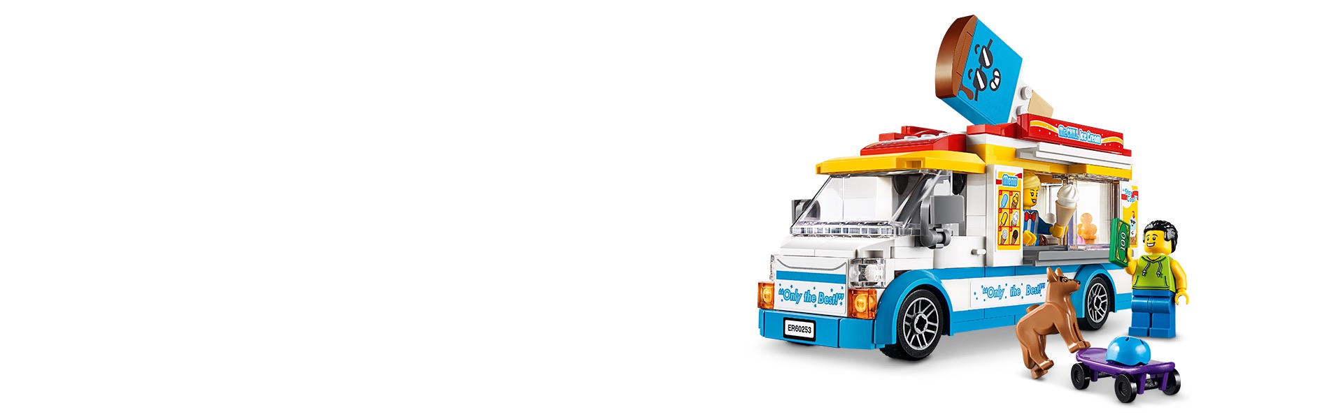 Lego 60253 City Ice-Cream Van Truck Dog 