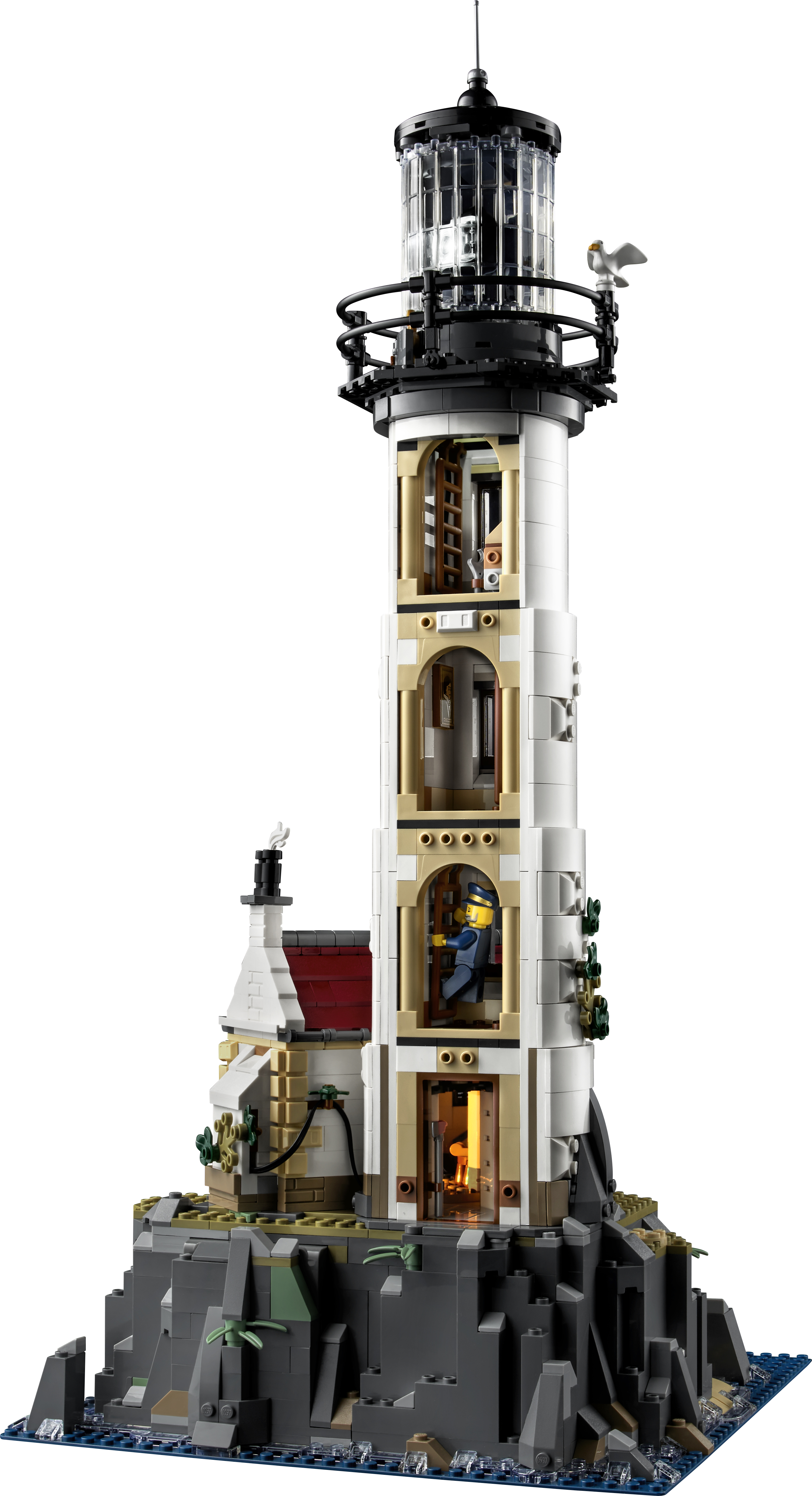 Kronisk Økonomi Strømcelle Motorized Lighthouse 21335 | Ideas | Buy online at the Official LEGO® Shop  US