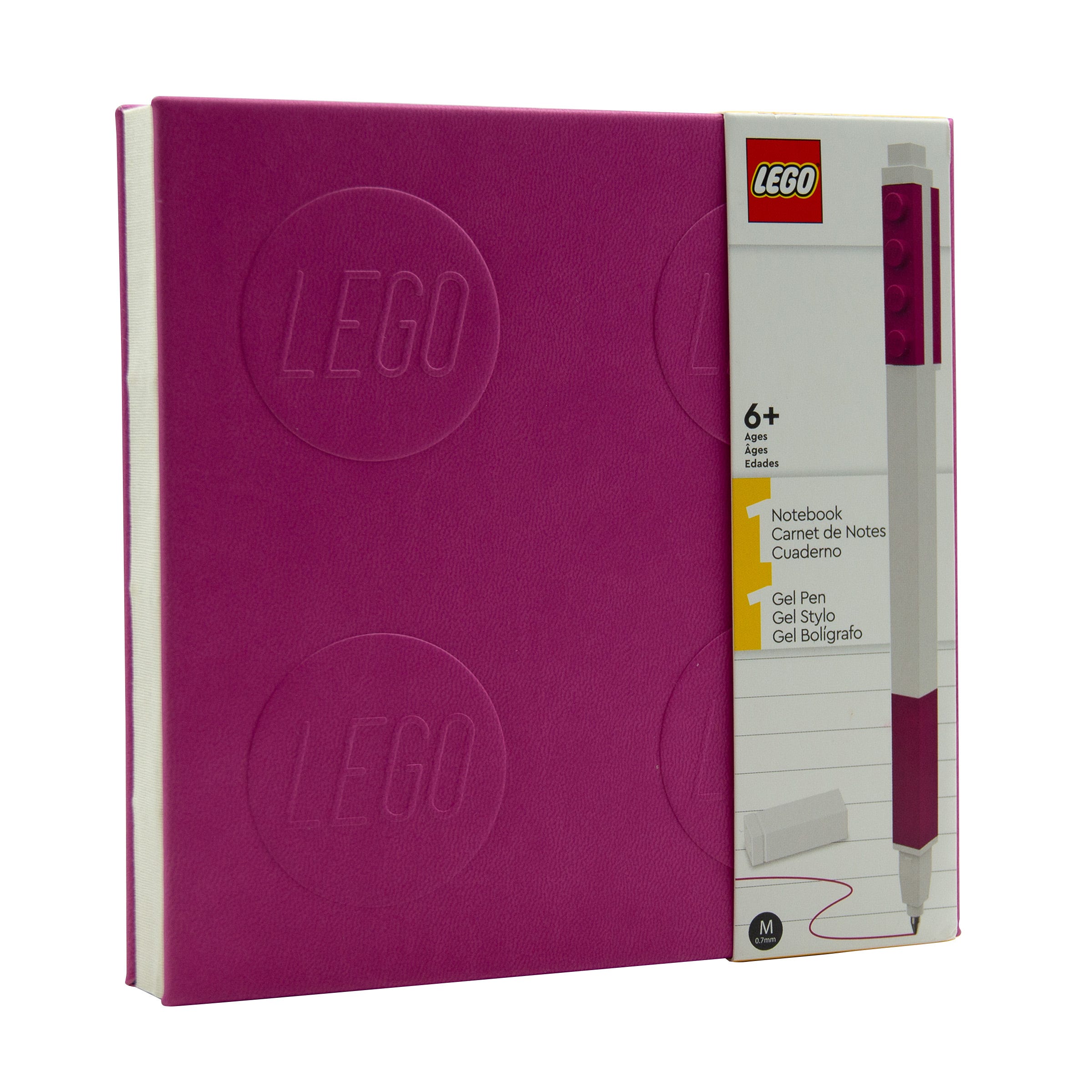 Carnet et stylo à encre gel Jaune - vue 3