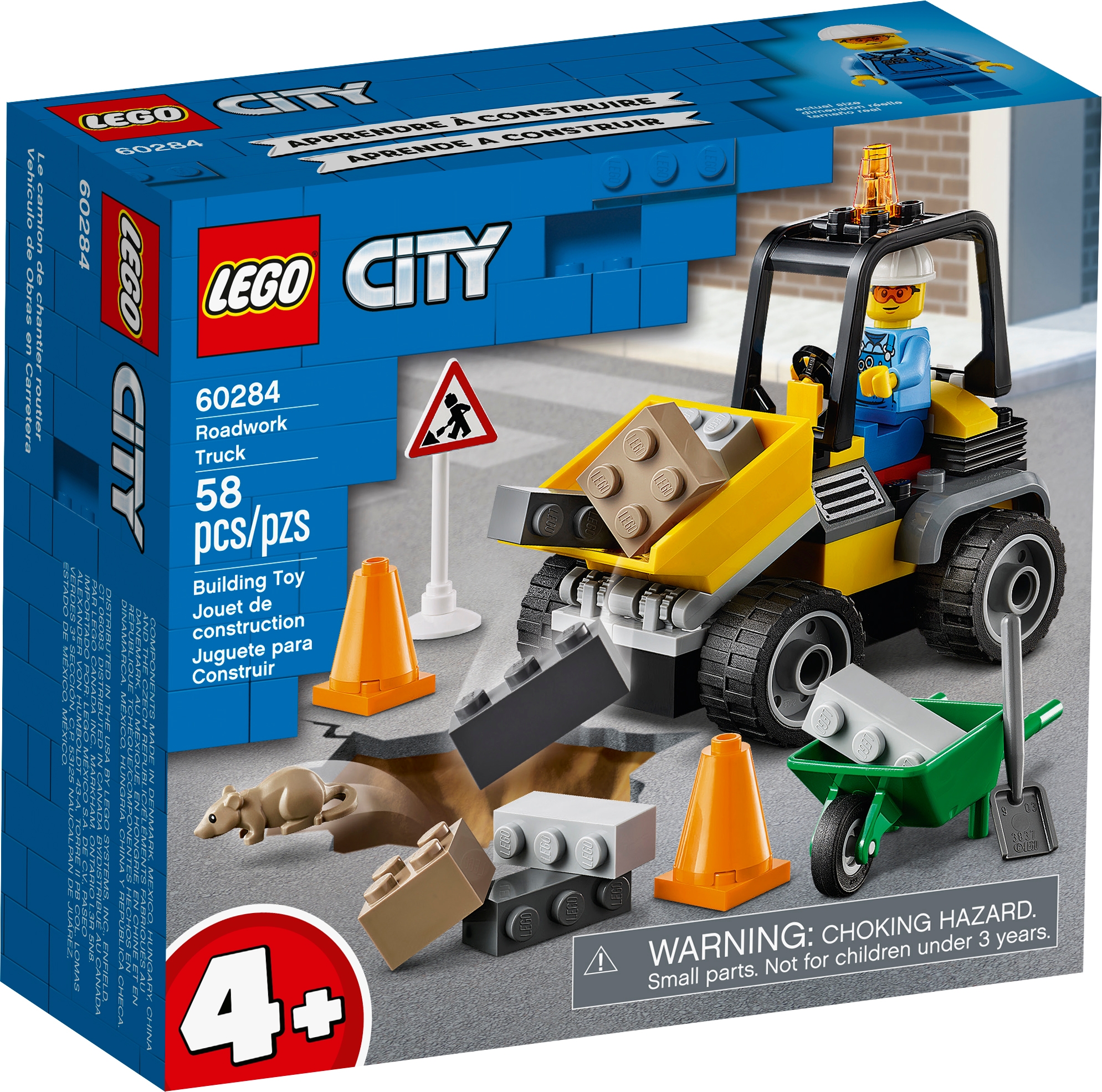 Lego City Truck Driver minifigure BRAND NEW cty1284 