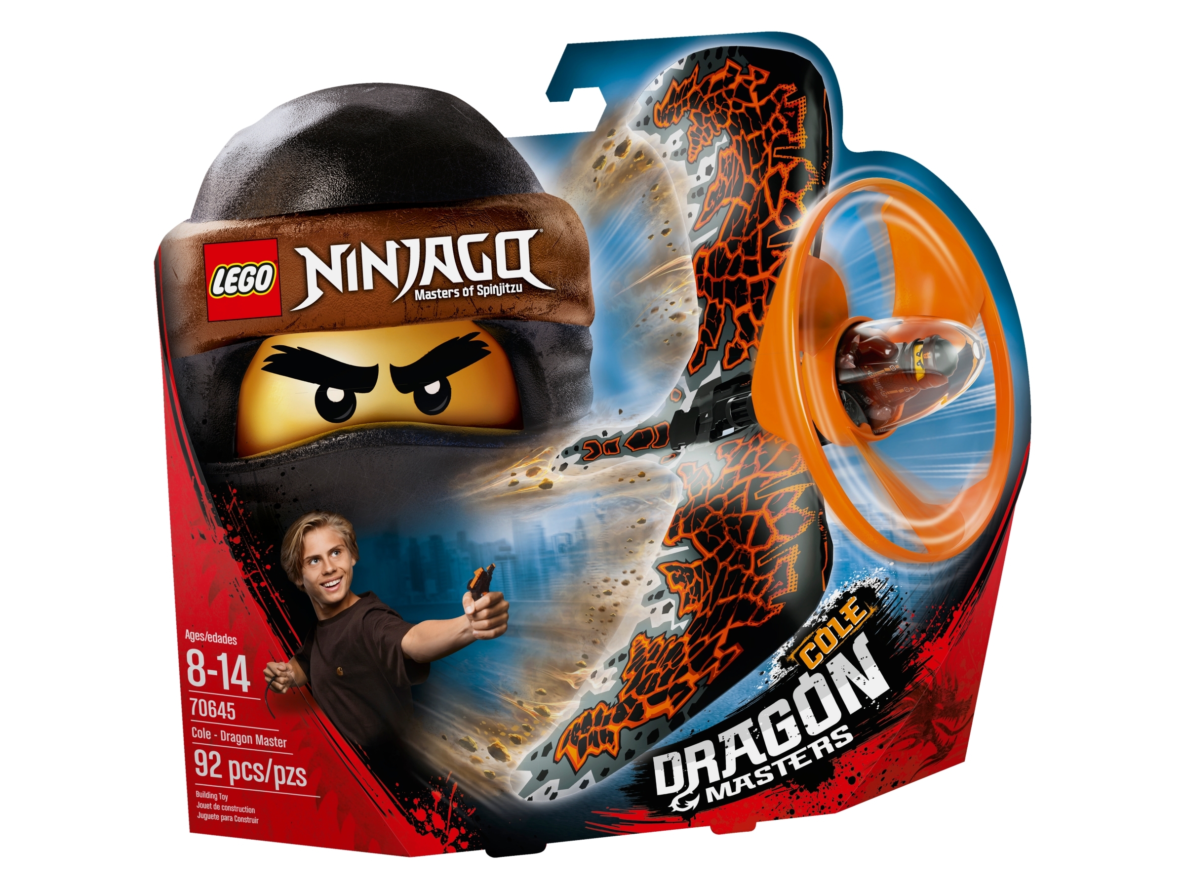lego ninjago dragon cole