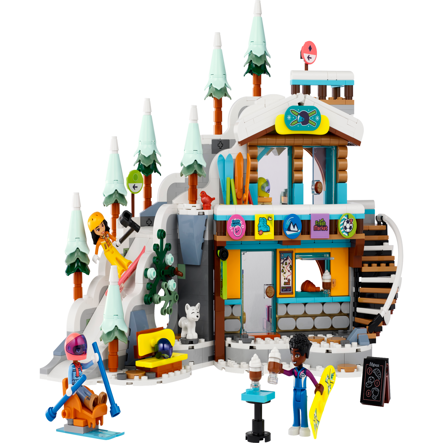 LEGO® – Vakantie skipiste en café – 41756