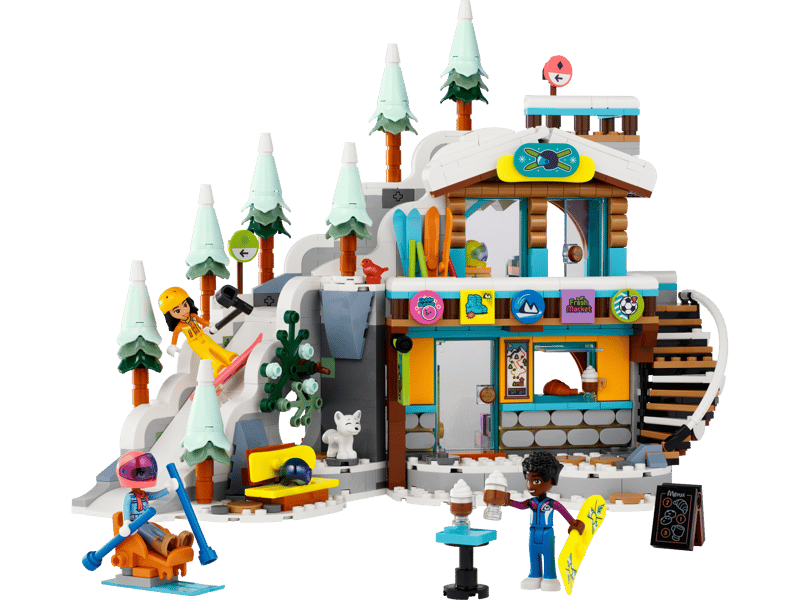 Pista da sci e baita — set LEGO 41756