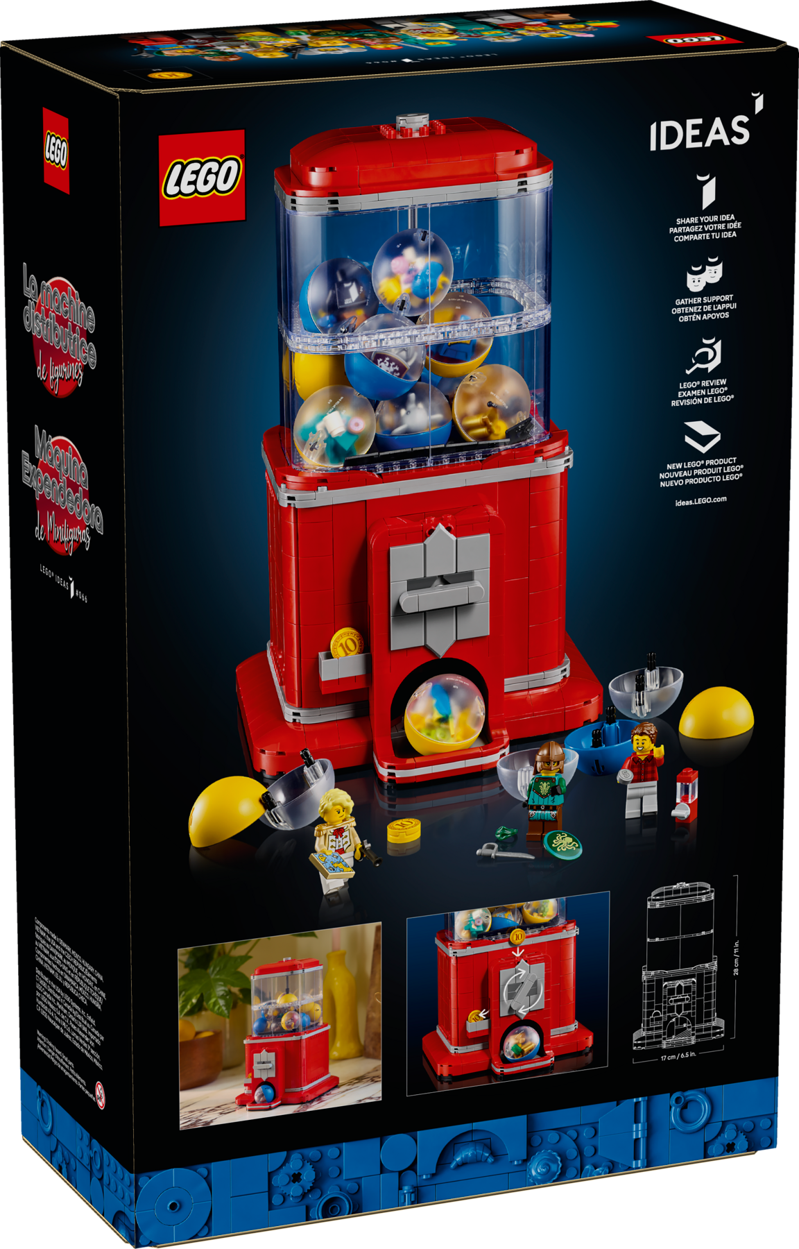 Minifigure Vending Machine 21358 | Ideas | Buy online at the