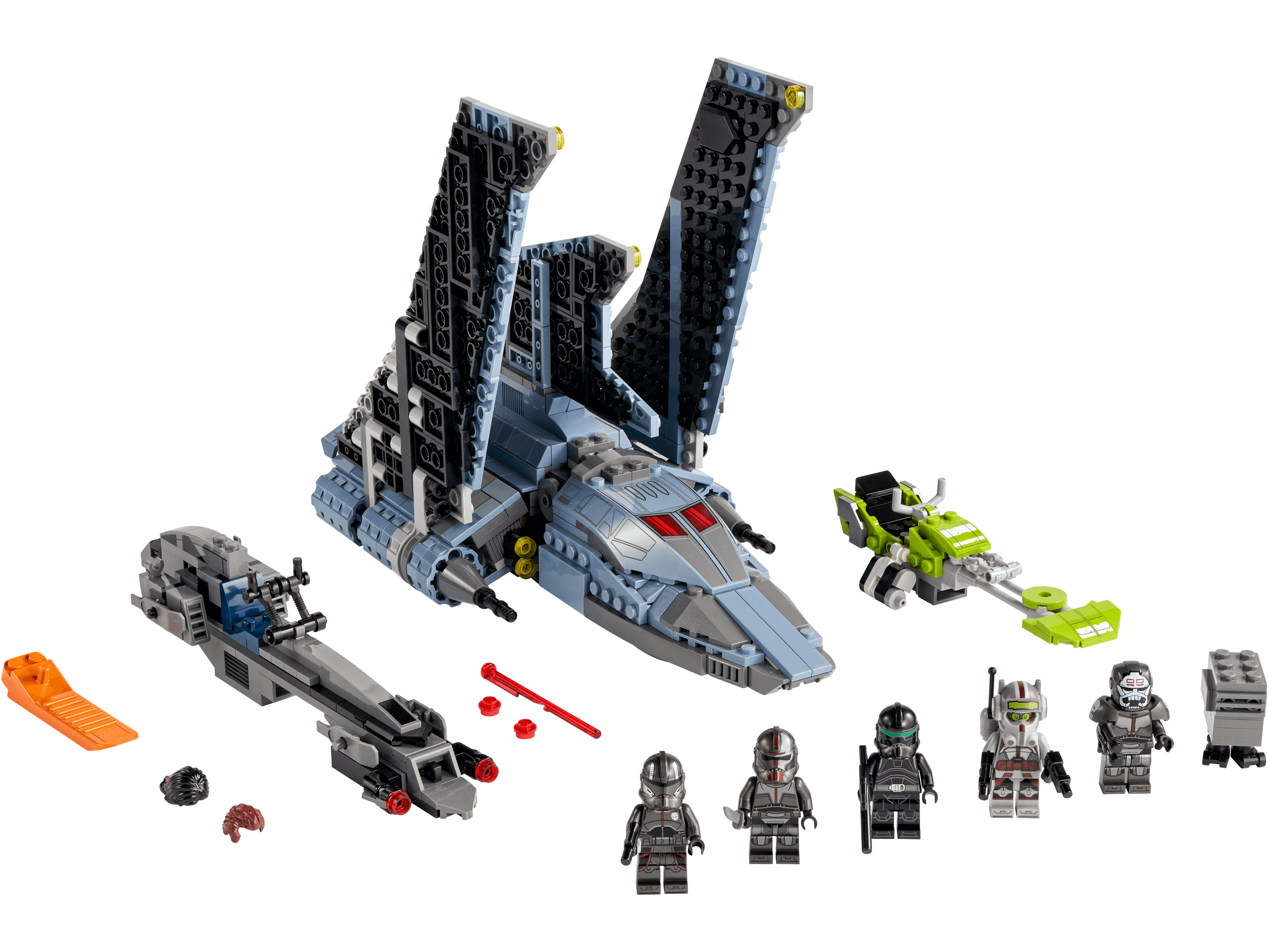 fjende Anbefalede hjemmelevering The Bad Batch™ Attack Shuttle 75314 | Star Wars™ | Buy online at the  Official LEGO® Shop US
