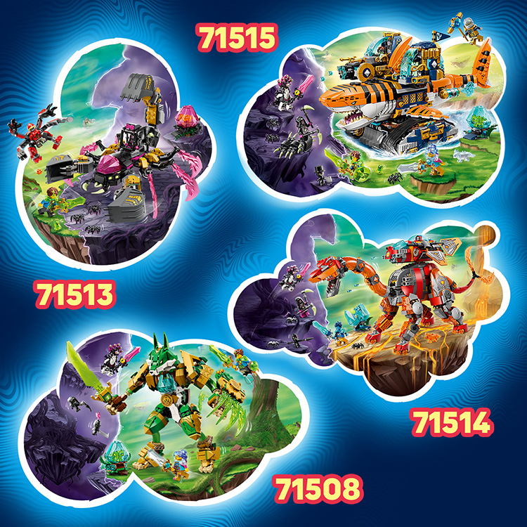 ★リミテッドエディション フルコンプリートセット Crocodile Submarine 71512 | LEGO® DREAMZzz™ | Buy online at the