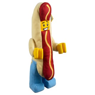 Hot Dog Guy Minifigure Plush