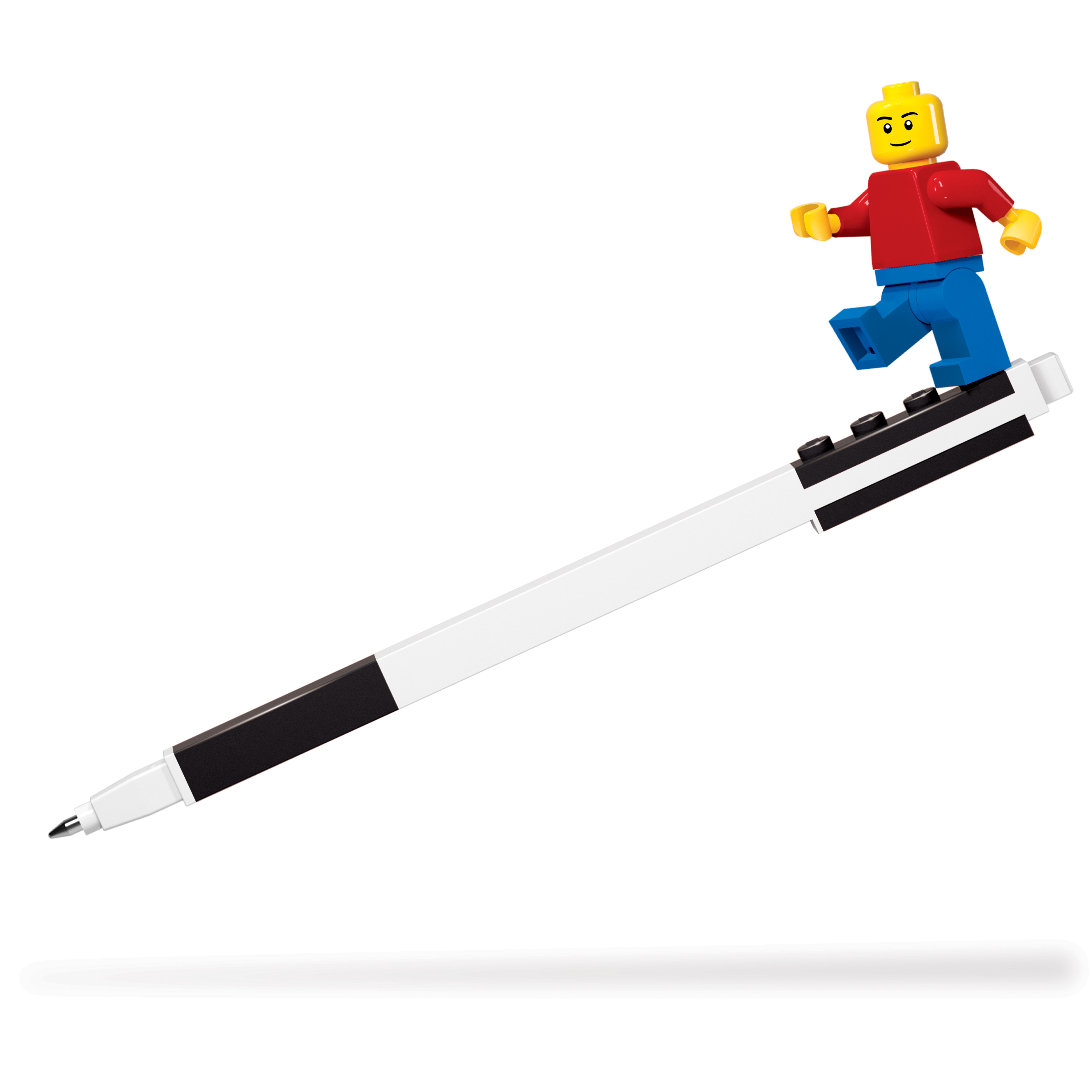 Pen Pal Gel Pen with Minifigure – Black