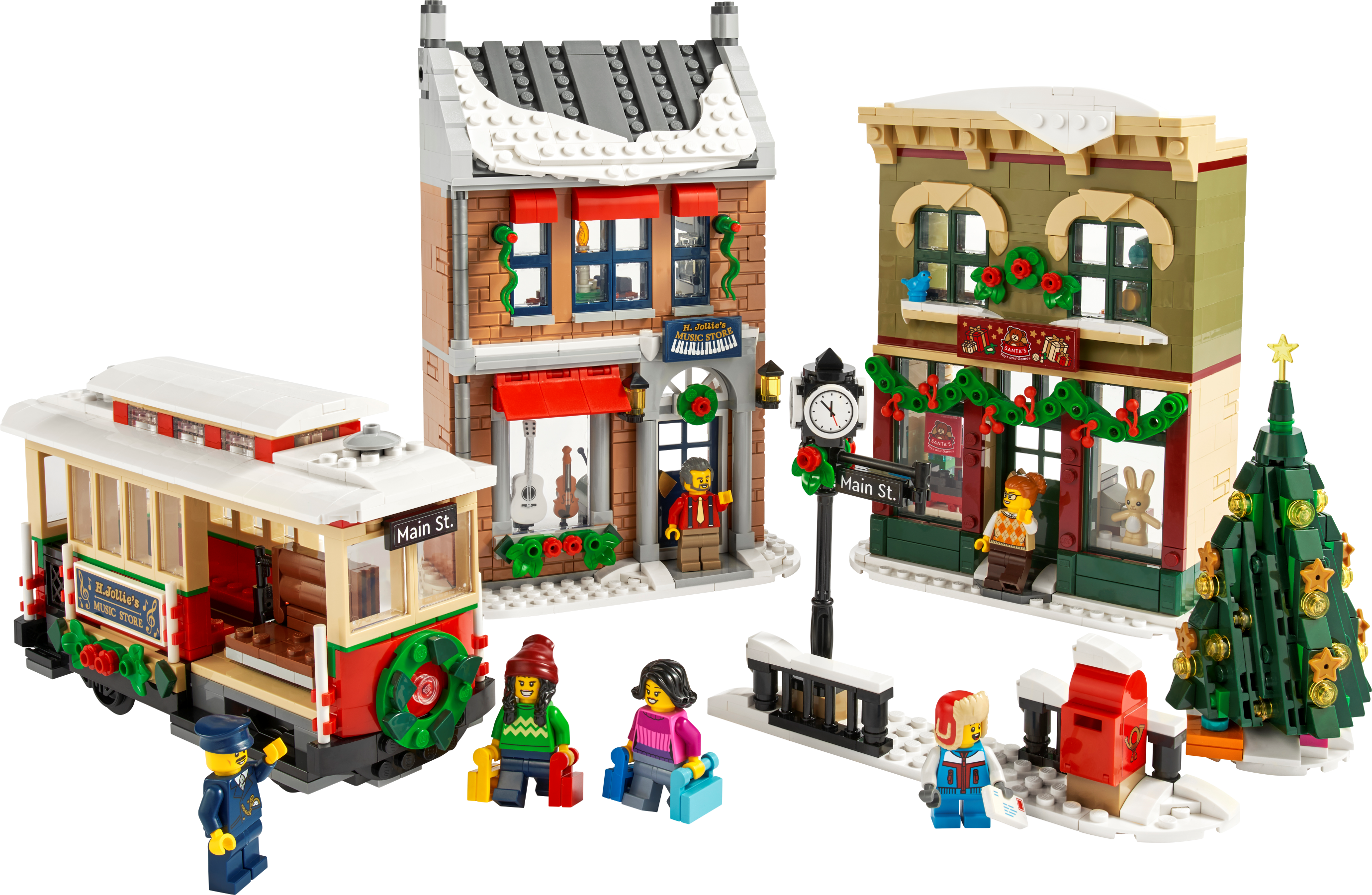 helpen Nuttig muis Kerst dorpsstraat 10308 | LEGO® Icons | Officiële LEGO® winkel NL