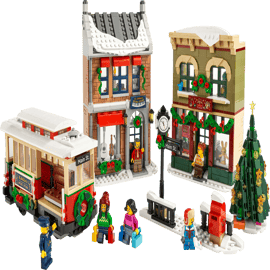 Julepyntet hovedgade - 10308 - LEGO® Icons