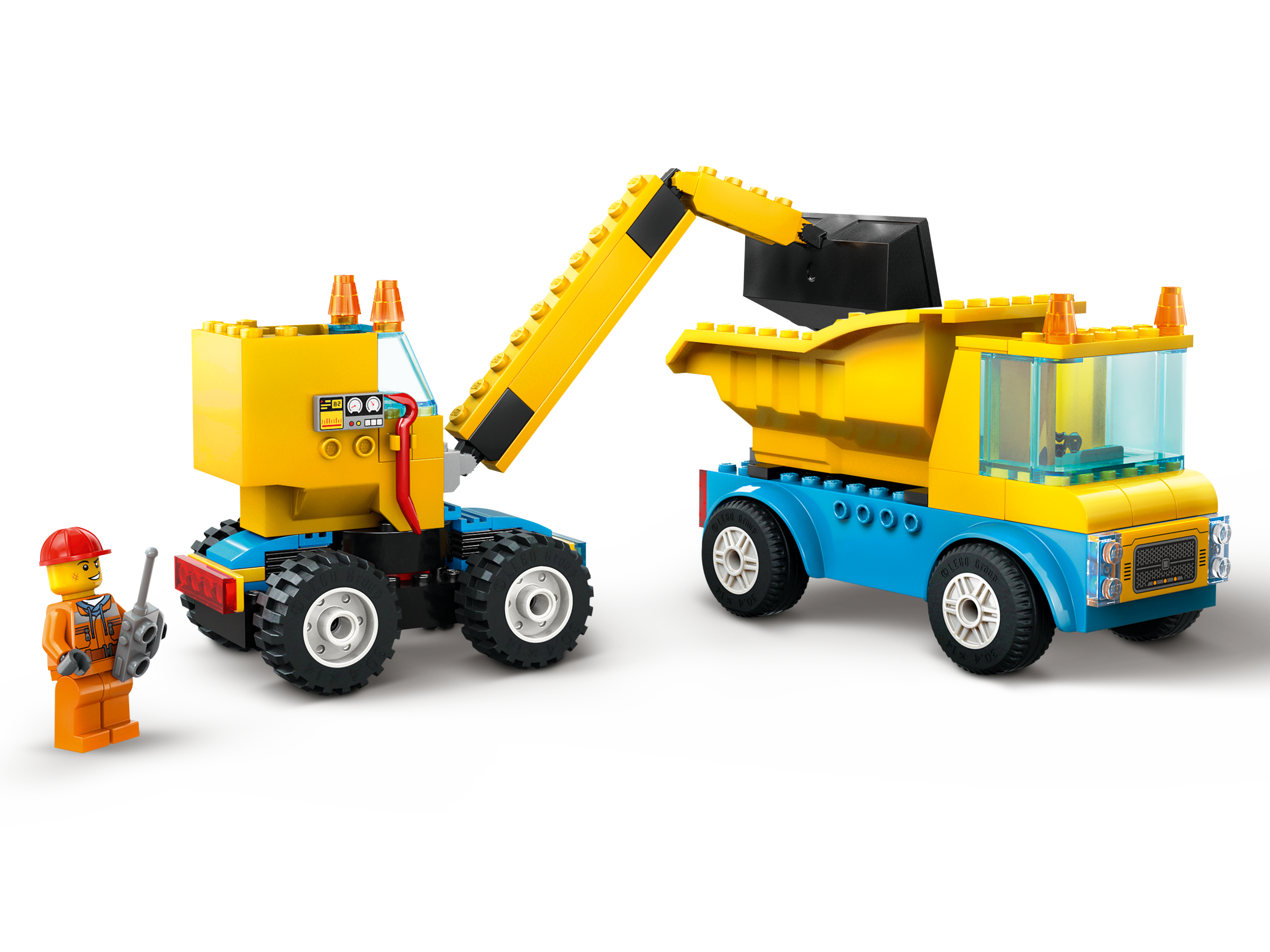 Fellow lade som om Sodavand Construction Trucks and Wrecking Ball Crane 60391 | City | Buy online at  the Official LEGO® Shop US