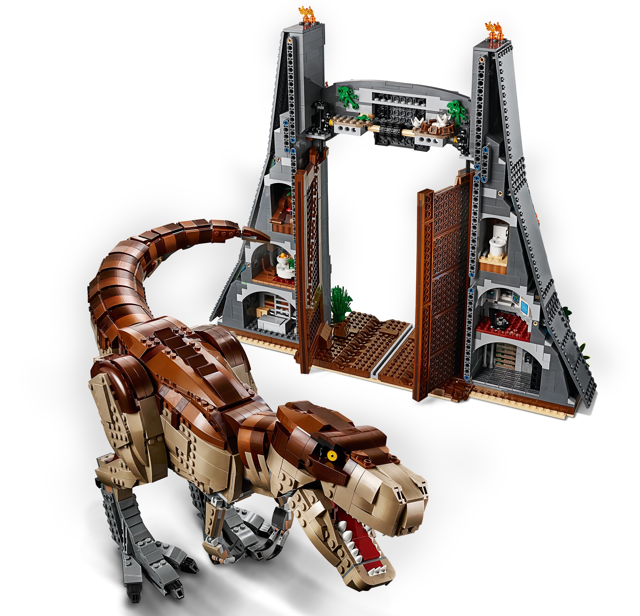 forfængelighed meget fint Sindssyge Jurassic Park: T. rex Rampage 75936 | Jurassic World™ | Buy online at the  Official LEGO® Shop US