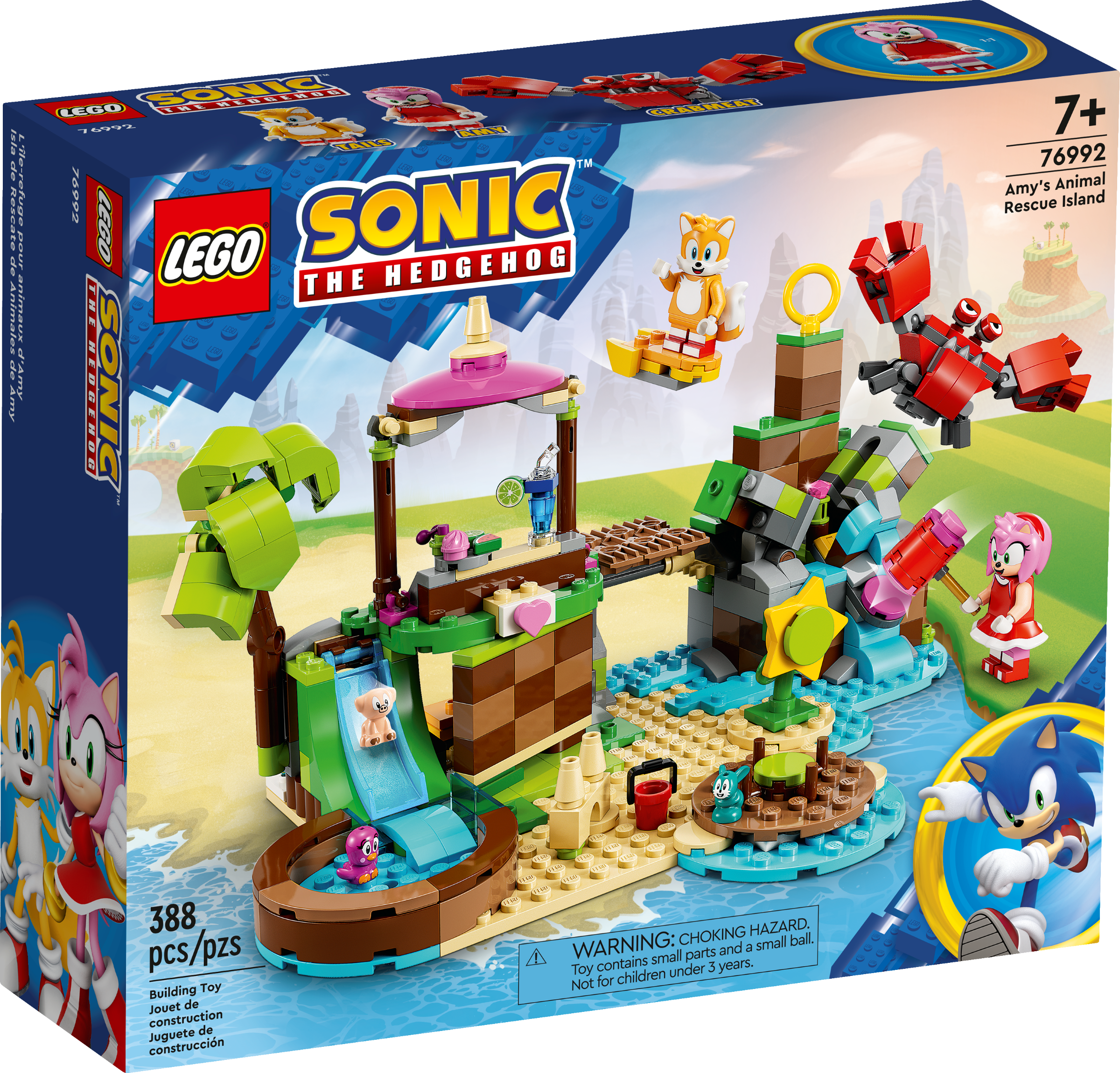 Amy's Animal Rescue Island 76992 | LEGO® the Hedgehog™ | Buy online at the Official LEGO® Shop US