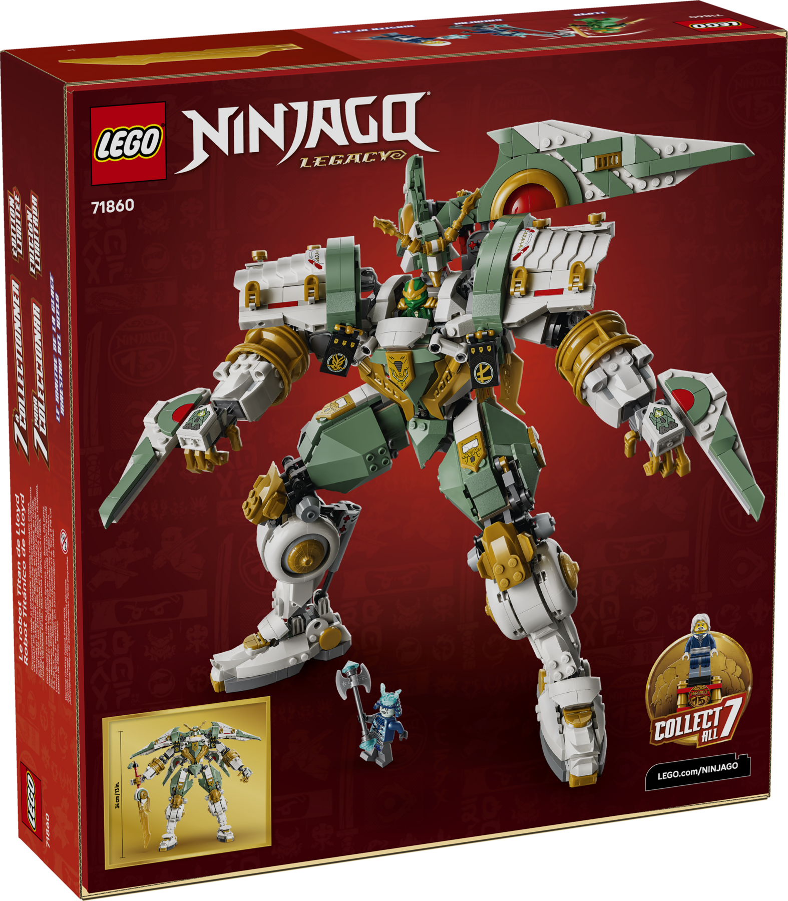 Lloyd's Titan Mech 15th Anniversary 71860 | NINJAGO® | Buy online