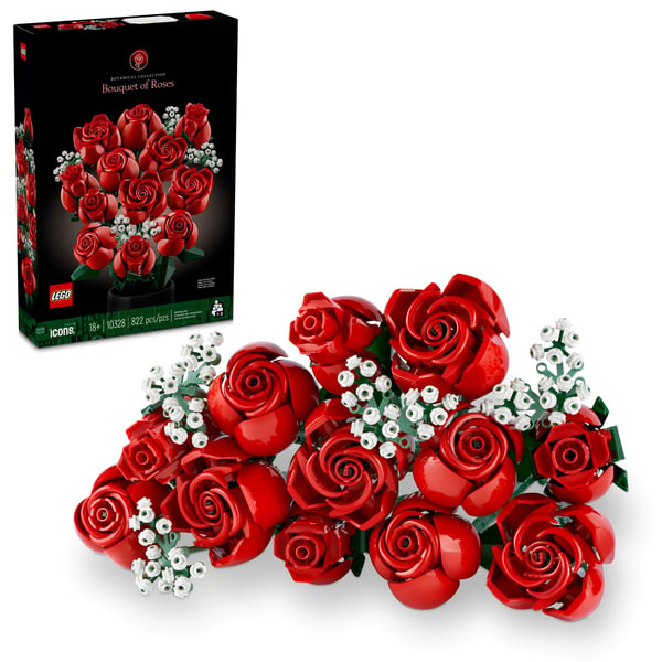 LEGO 10328 Le bouquet de roses — visuel 2 sur 8